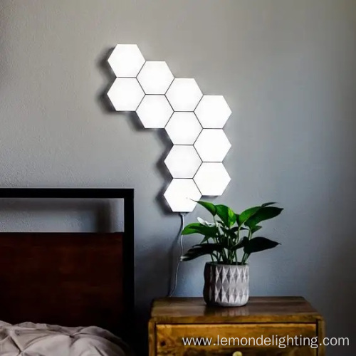 Wifi Linkable Dimmable Rgbic Led Hexagon Panel Lights